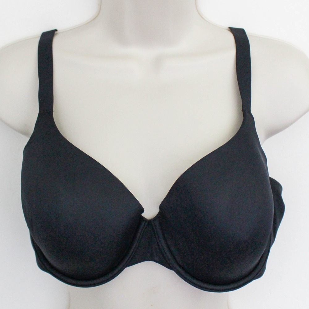 Third Love Bra Size 36D Black Underwire Classic T-Shirt Convertible Straps